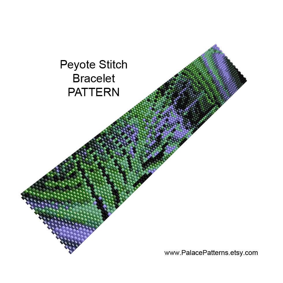 Peyote Stitch Bracelet Pattern - PP15a - DIY Beadweaving Bracelet Pattern - Image 2
