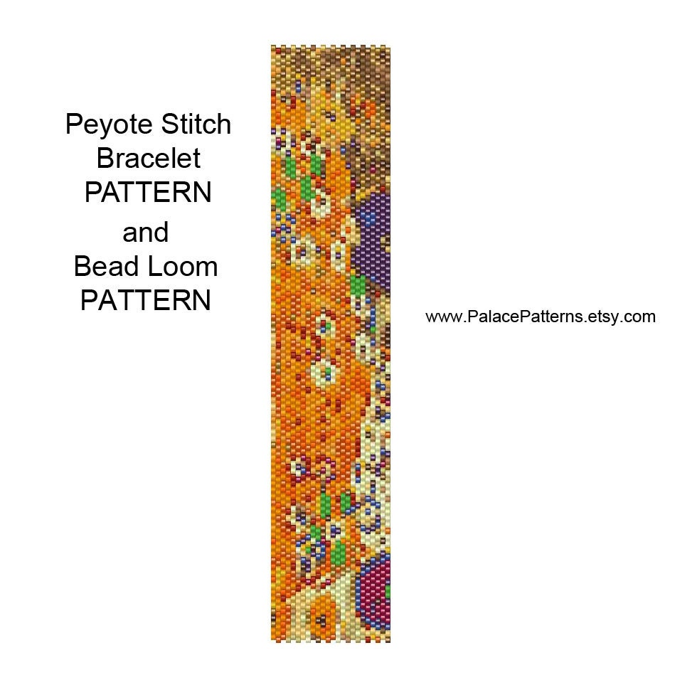 Bracelet Pattern - Peyote and Loom Patterns - Klimt Altered 7