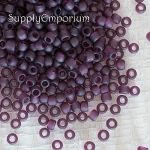 15/0 transparent frost amethyst toho seed beads 15-6CF 5 grams