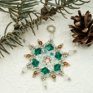Purple, Pink and Silver Ornament suncatcher