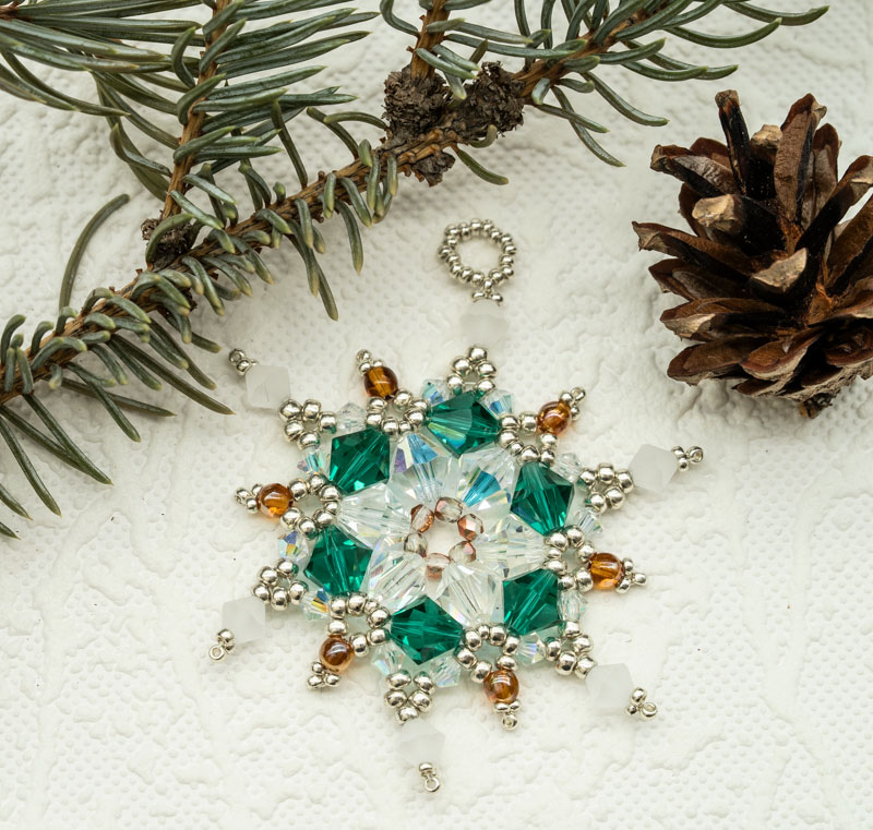 Purple, Pink and Silver Ornament suncatcher