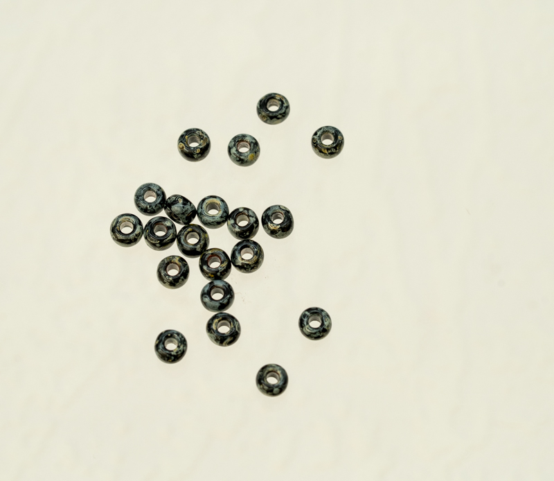 6/0 Miyuki Seed Beads - Black Picasso, 6-4511 (16 Grams) 1217 - Image 3