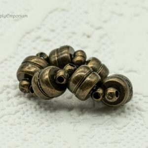 7mm brass ball magnetic clasp jewelry findings