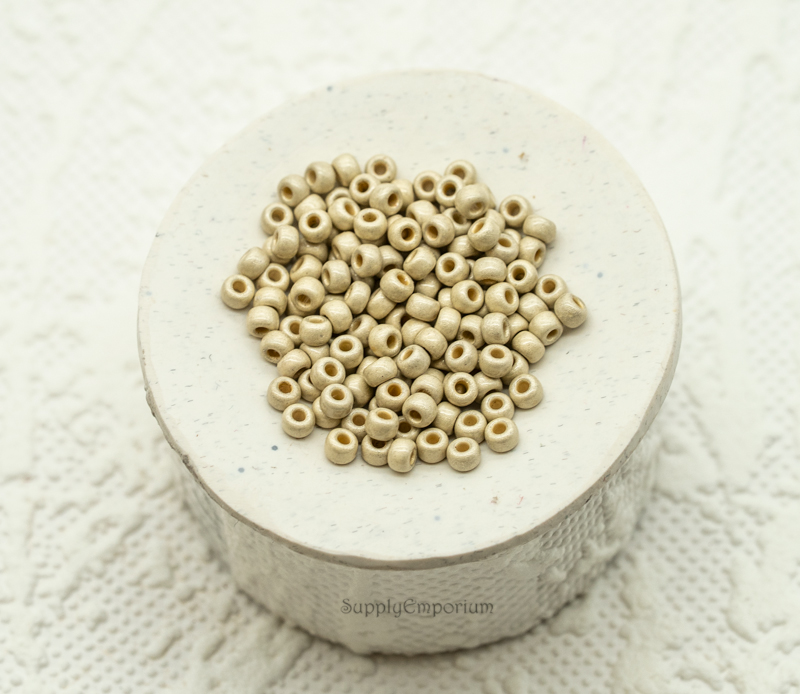 8/0 Miyuki Seed Beads - Duracoat Matte Galv Silver, 8-4201F (15 Grams) 3069 - Image 2