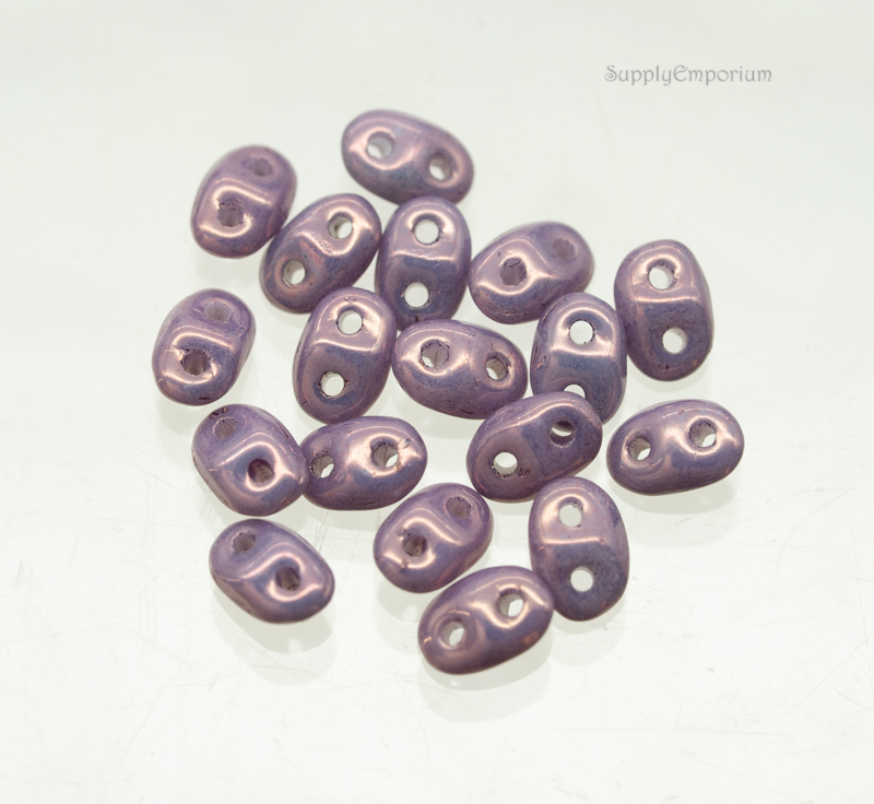 2x4mm Czech MiniDuo - Vega On Chalk (10 Grams) 3193 - Image 3