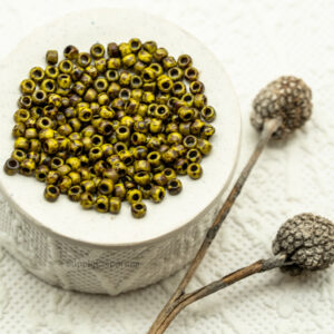 8/0 toho seed beads frost dandelion picasso 8-y319f