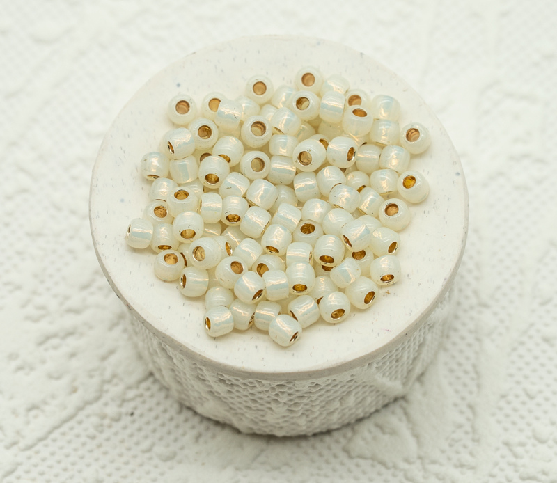 6/0 Toho Seed Beads - PermaFinish Light Jonquil, 6-PF2125 (15 Grams) 5563RR - Image 2