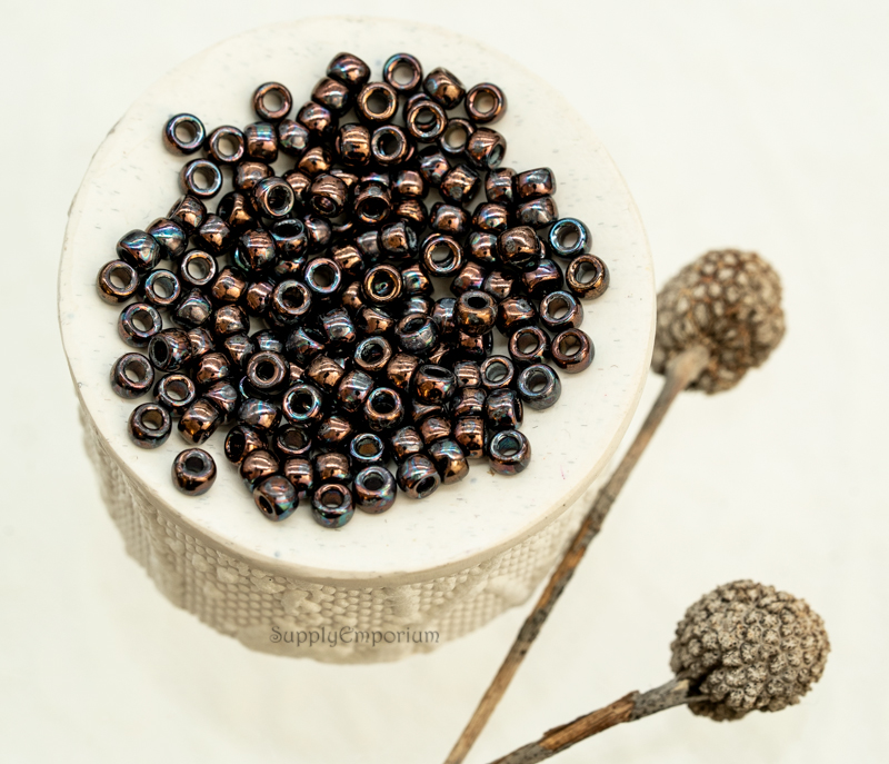 7/0 Matubo Seed Beads Opaque Plum Luster