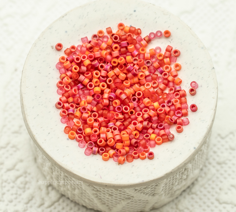Delica Bead Mix – Hombre Coral – 11/0 Miyuki Delica Beads (5 grams) – Mix63 - Image 3