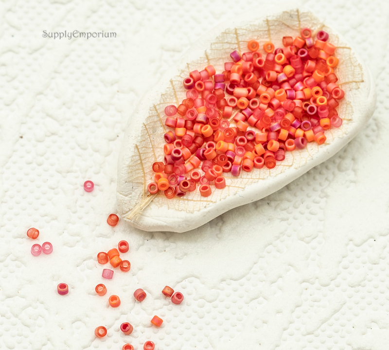 Delica Bead Mix – Hombre Coral – 11/0 Miyuki Delica Beads (5 grams) – Mix63 - Image 2